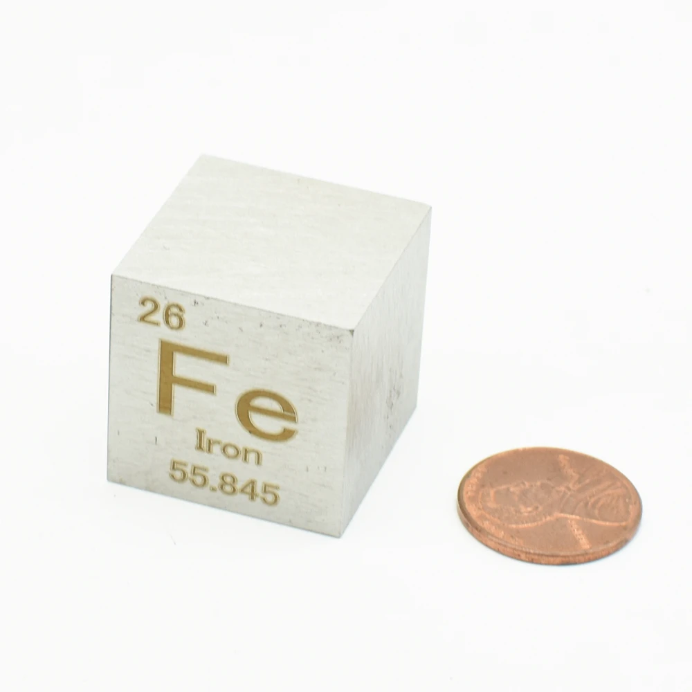 

Железный Fe элемент 25,4 мм Плотность куб 99.95% чистый для коллекции элементов ручной работы DIY хобби ремесла дисплей