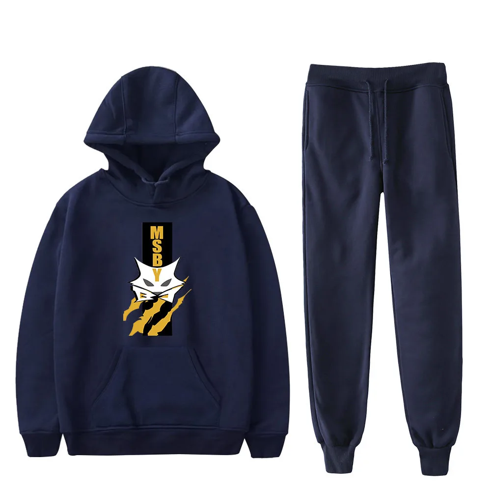 

Be Well Received Classic Hoodie Suits Cool New Haikyuu Two-piece Set! Sweatpants Hoodie! Pants Sets Bottoms Pullover Costume