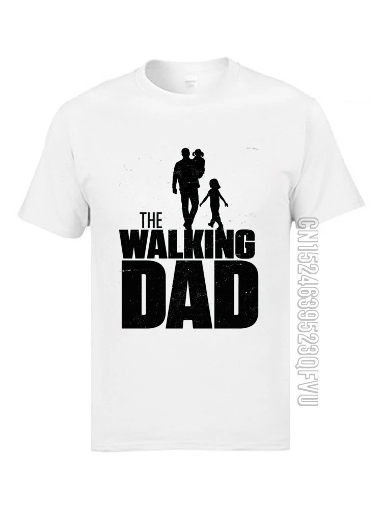 

The Walking Dad Father Tshirts Good Quality Brand New Fashion Negan T Shirts 100% Cotton Family Tee Shirts White And Black