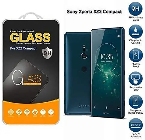 

Tempered Glass Mobile Phone Screen Protector Film Compatible With Xperia Xz2 Compact