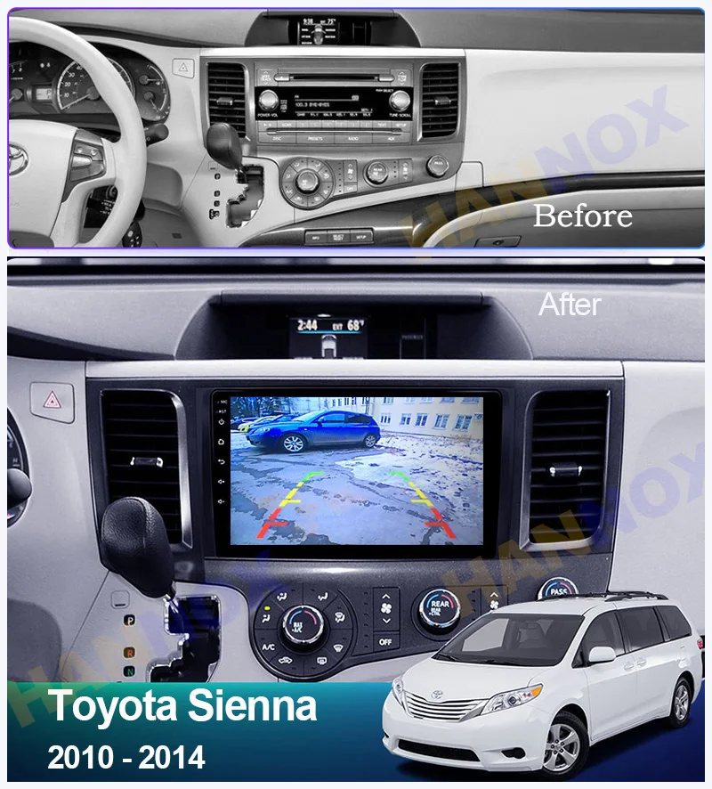 

9inch For Toyota Sienna 3 XL30 2010 - 2014 Android 11 Car Radio Multimedia Video Player Navigation stereo GPS No 2din 2 din dvd