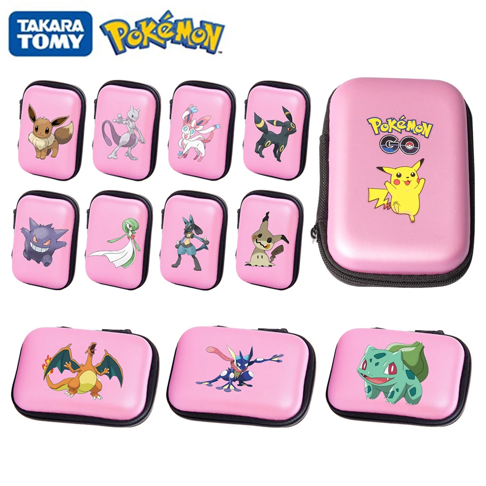 

TOMY Album Pokemon 50 Capacity Cards Holder Album Notebook Hard Case Card Holder for Pokemon Pikachu Board Game Card Book Holder