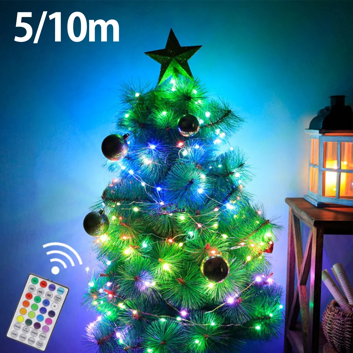 

Гирсветильник да с медной проволокой, 5/10 м, 50/100 светодиодов