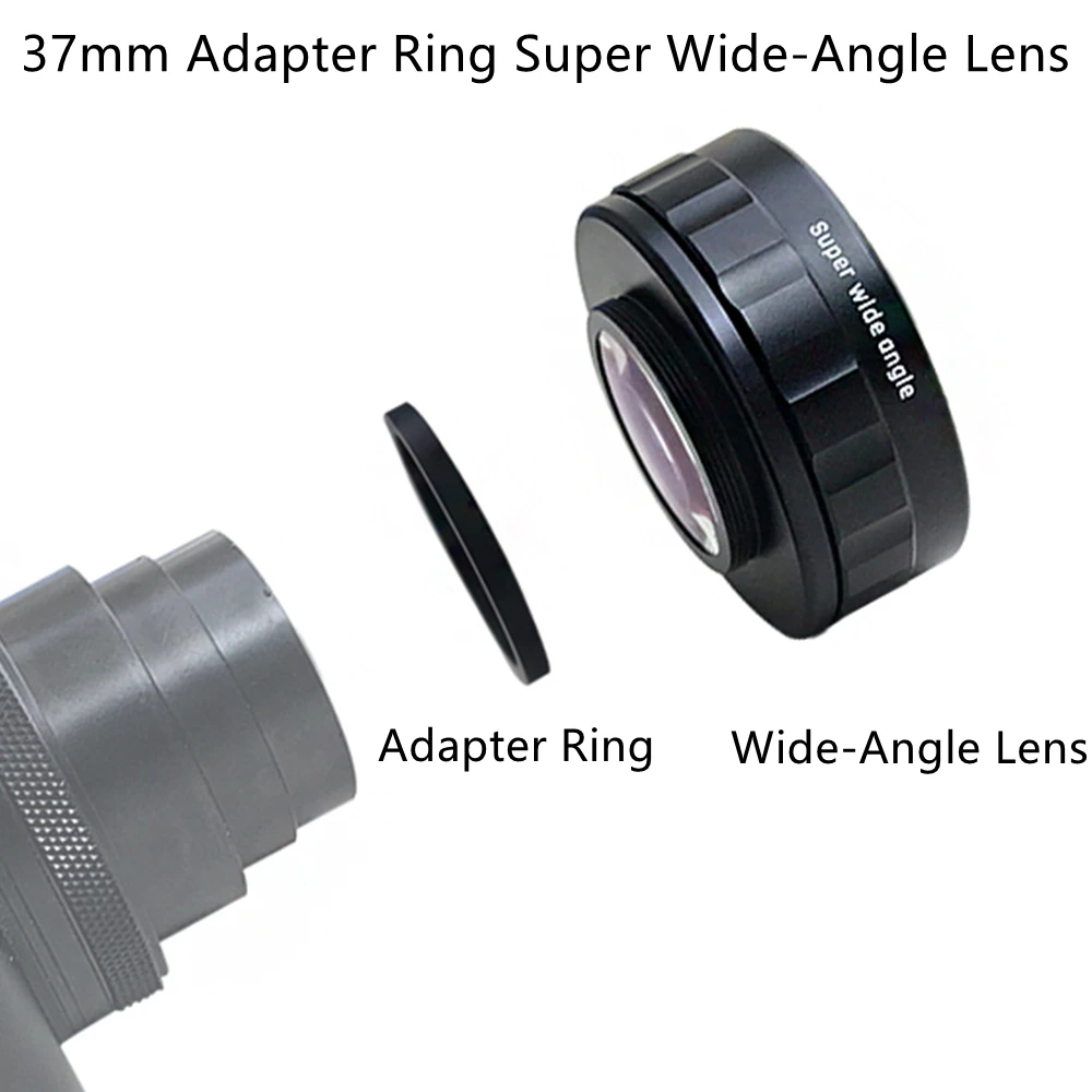 for ZV1 Black Card Canon For digital Camera 37mm Adapter Ring Super Wide-Angle Add-On Lens Camera Accessories