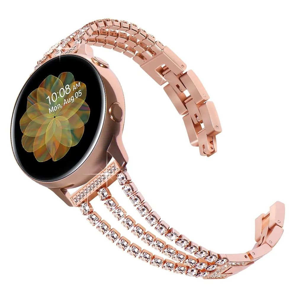 Фото Металлический ремешок для Samsung Galaxy Watch 4 / Watch 4 Classic 42 мм/Watch 3 41 мм/Active 2 44 мм 40 мм 20 мм №1