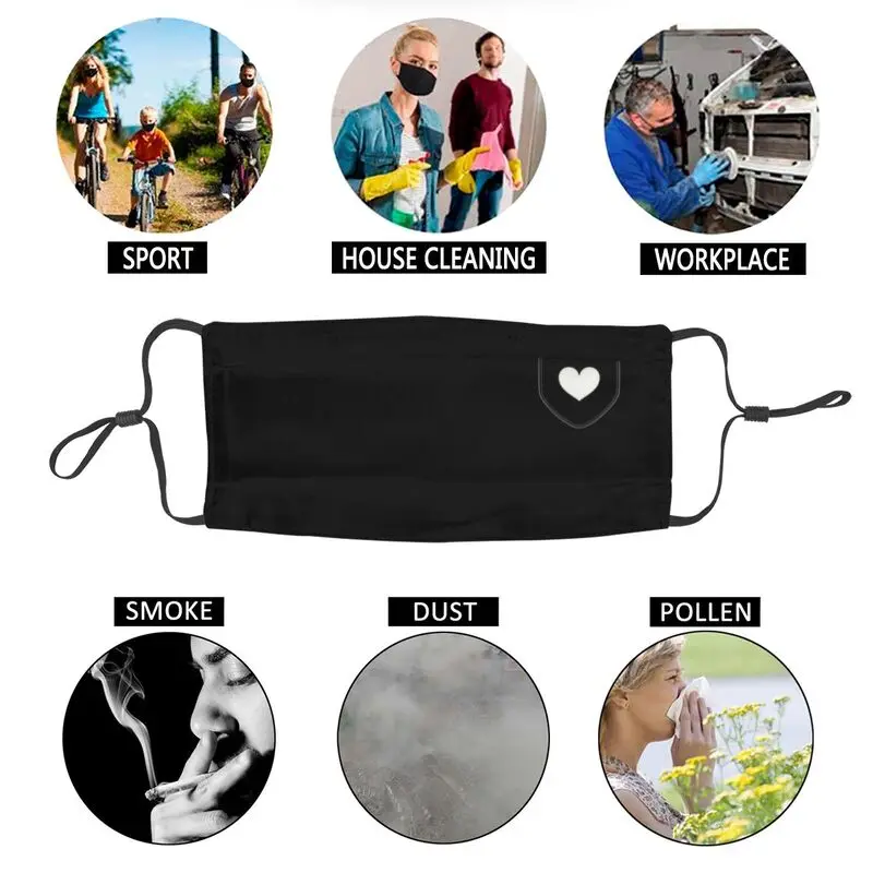 Кавайная валлийская Корги в кармане маска для лица взрослых противопылевая