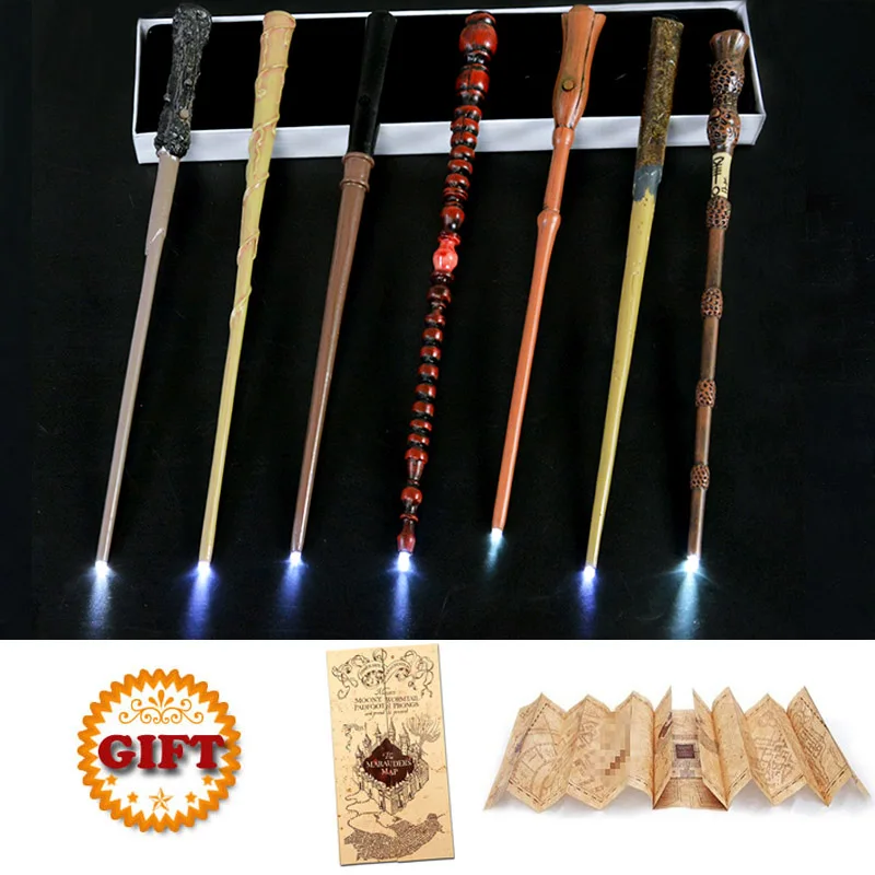 Дамблдор Волан де Морт Гарри Поттер светящийся светильник Волшебная палочка