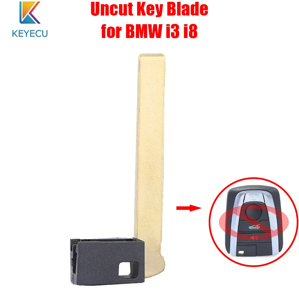 Запасной необработанный умный пульт дистанционного управления KEYECU для BMW i3 i8 2015