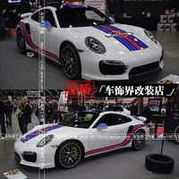 car stickers for porsche 911 gt3s body exterior modification custom racing decals