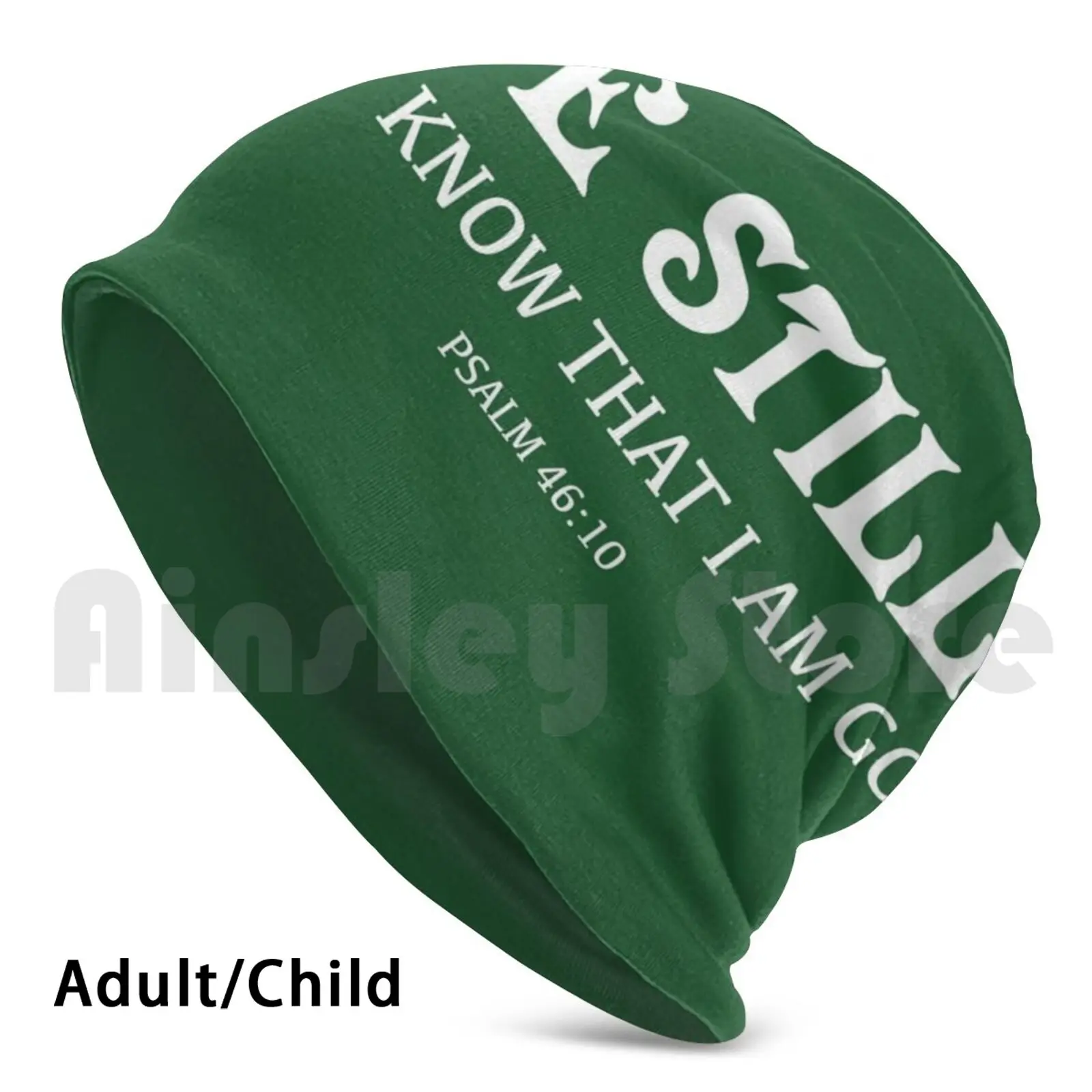 

Be Still And Know Beanies Pullover Cap Comfortable Psalm 46 10 Scripture Christian Christ Jesus Bible Verse Bible