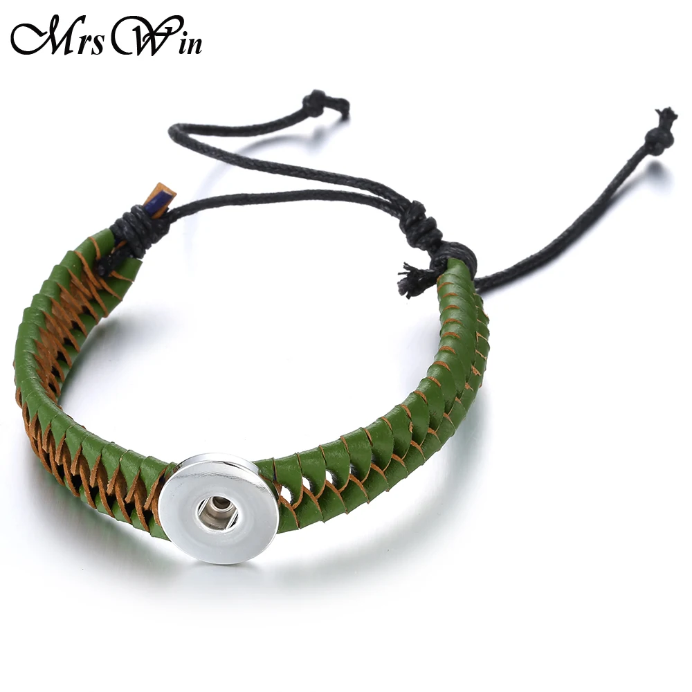 Новинка 2019 оснастка ювелирное изделие кнопка браслет для женщин и мужчин