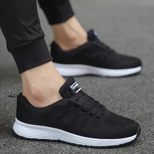 Women Sneakers Fashion Lightweight Mesh Flat Couple Shoes Unisex Spring Autumn Female Vulcanized Shoes Hot Sale