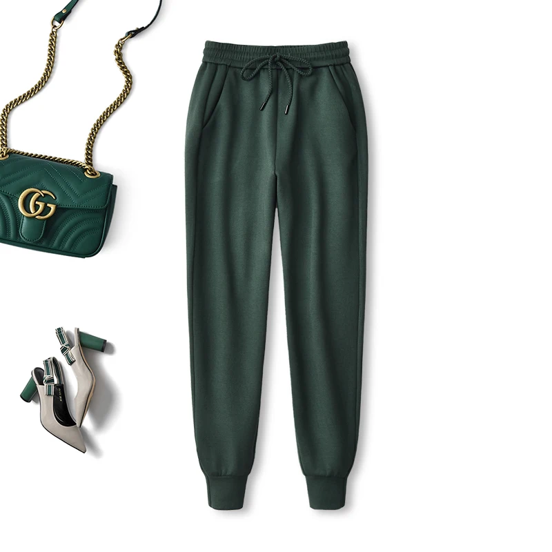

SHUCHAN Sweatpants Ankle-Length Pants LOOSE Spring/Autumn Korean Style Women Clothing Dropshipping Women Bottoms Pants