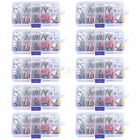 1 10packs disposable dental prophy brush cup polishing polisher 10 mixed types 2