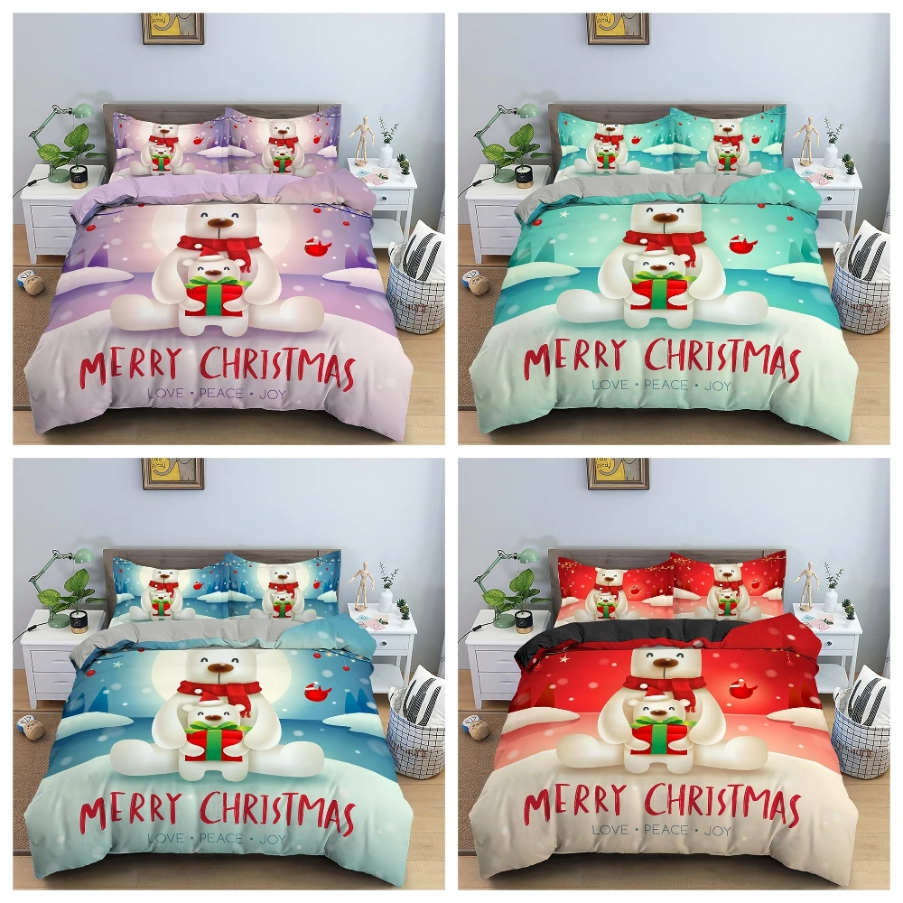 

Комплект постельного белья с мультяшным животным для детей подростков спальный комплект одеяло чехол с наволочкой