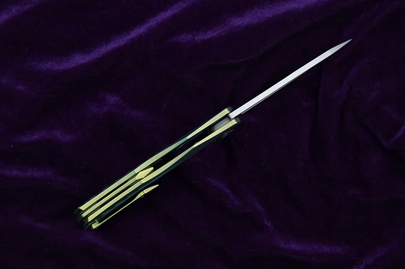 Складной нож VENOM Kevin John New Concept Flipper титановый Карманный резец для кемпинга и охоты