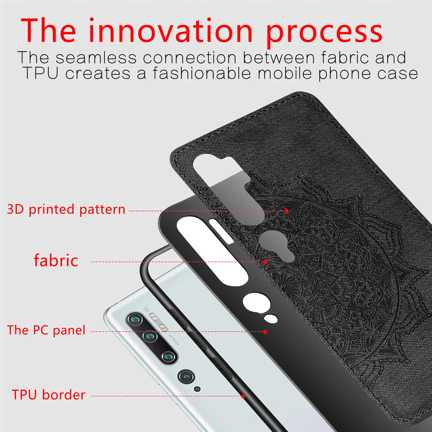 Тканевый чехол для телефона xiaomi redmi note 9 pro max 9s 8t 8 7 8a xiomi mi 10 a3 a2 lite cc9 противоударный