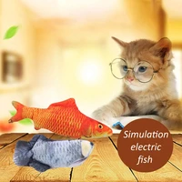 electronic cat toy electric usb charging simulation fish toy for dog cat chewing playing bite chewing training pets supplies