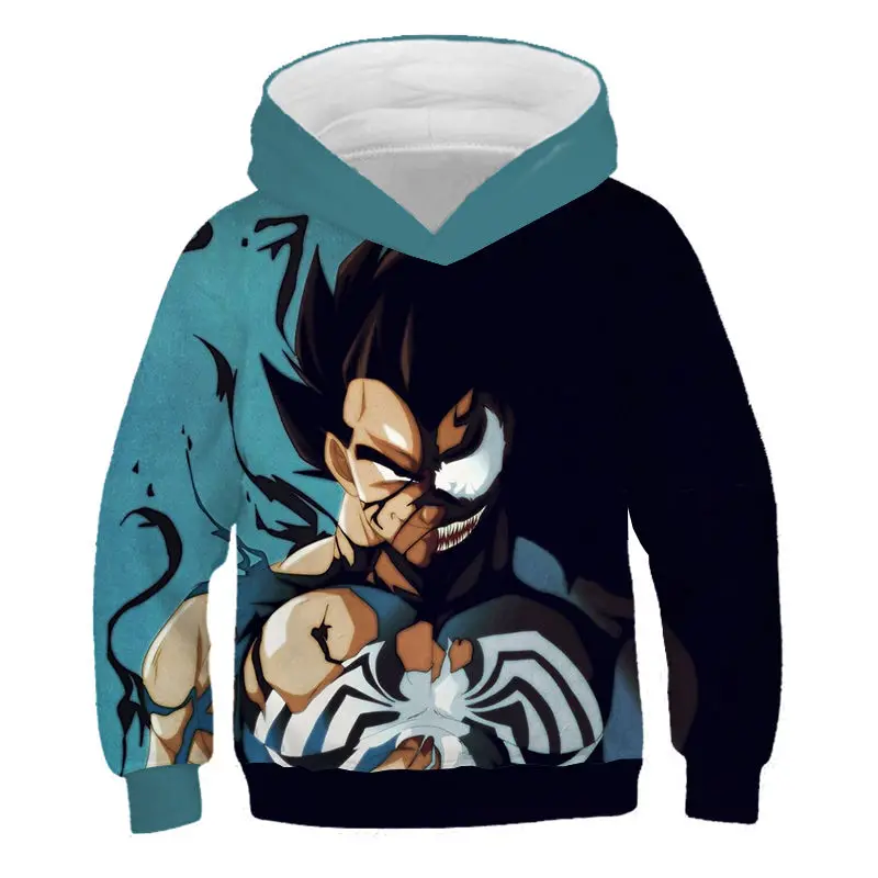 Аниме-Толстовка Dragon Ball Z Сон Гоку Детская толстовка с капюшоном с принтом «3D напечатаны кофты в стиле Харадзюку для детей, для мальчиков и девочек повседневные толстовки с капюшоном; пальто - Цвет: NT-240