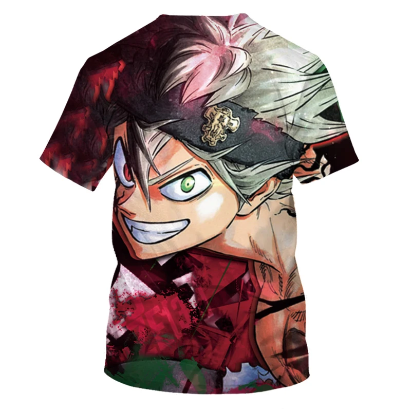 

Fashion and handsome animation 3D T shirt men T shirt street Harajuku T shirt men casual short-sleeved shirt
