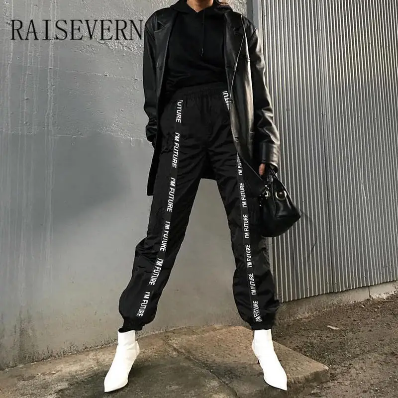 Женские штаны-шаровары в стиле пэчворк эластичная резинка на талии уличная