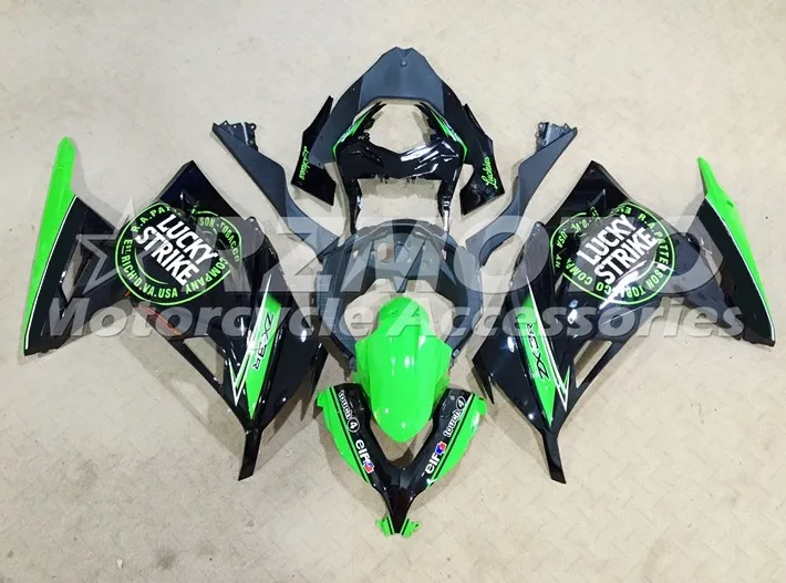 

Новый ABS весь мотоцикл обтекатели комплект подходит для kawasaki Ninja300 EX300 13 14 15 16 17 18 19 Кузов Набор Lucky