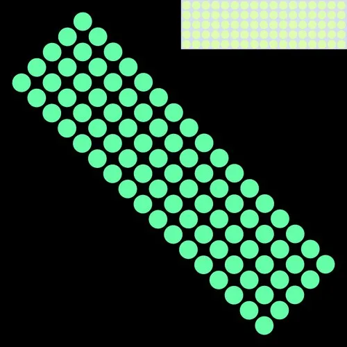 

Светящиеся наклейки NICELET звезды, круги, сердечки