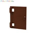 Строительные блоки, 1x2x3, ставни с петлями, 10 шт., совместимы с брендами, игрушки для детей 60800