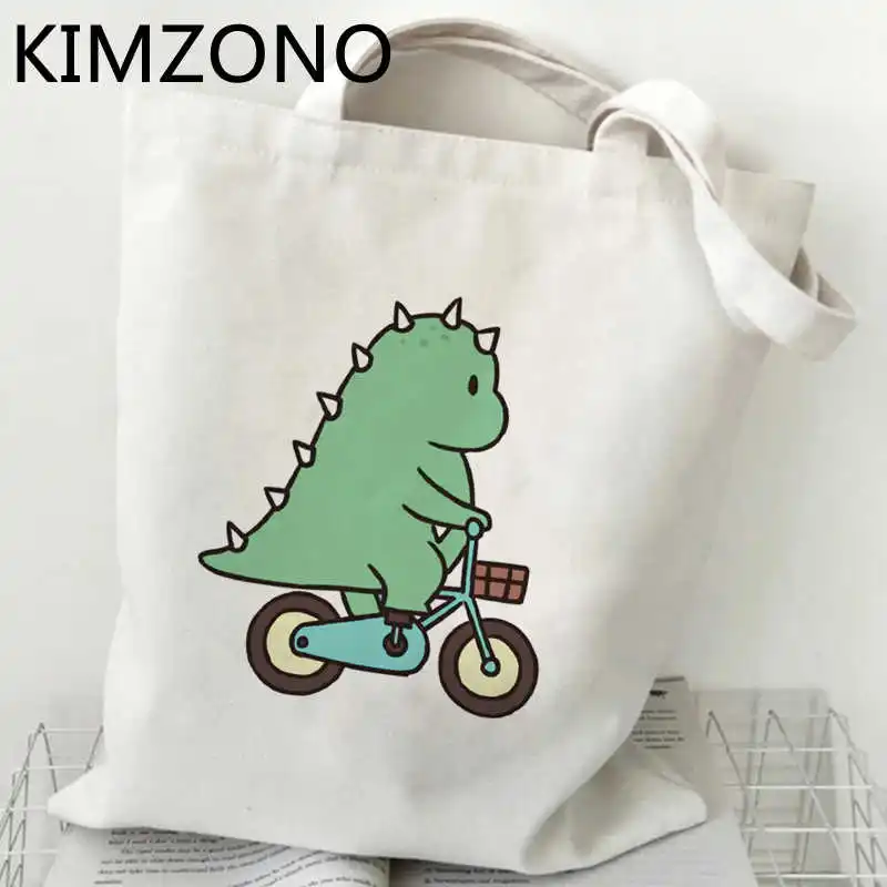 

Dinosaur shopping bag bolso cotton eco handbag bag tote bolsas reutilizables boodschappentas string sac tissu