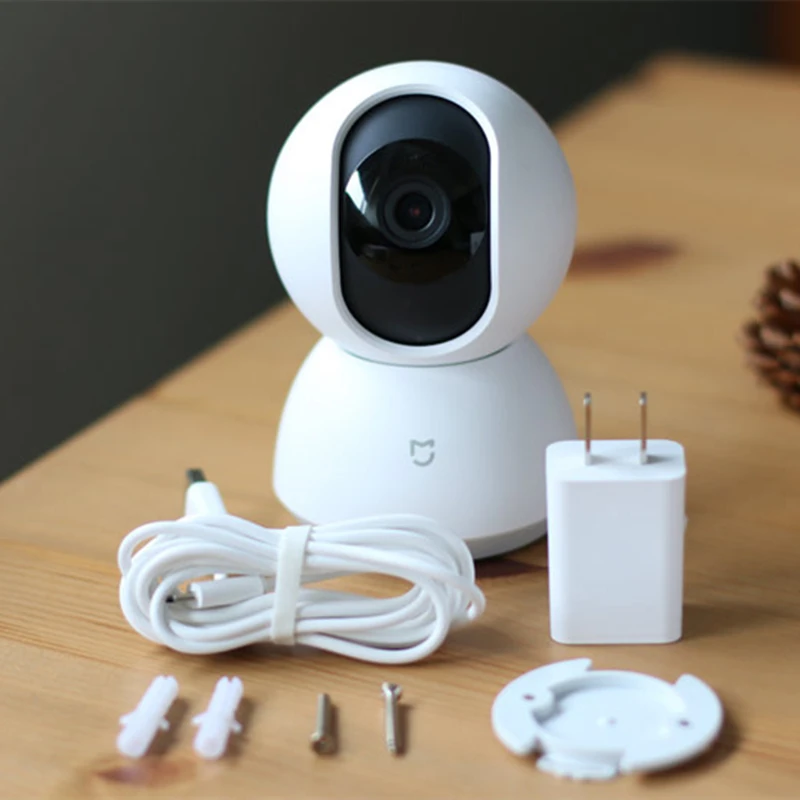 Оригинальный Xiaomi mi jia умный дом безопасности Cam 1080P HD 360 градусов ночного видения