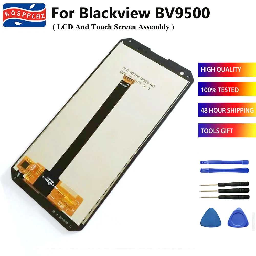 100% протестированный высококачественный ЖК дисплей для Blackview BV9500 / Pro + кодирующий