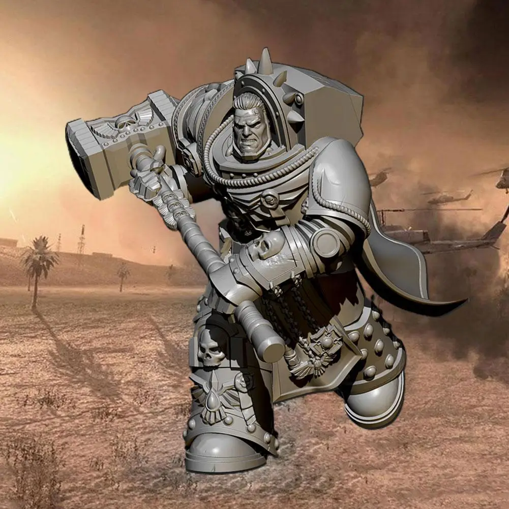 

Hammer Titans Resin Soldier White Model Hot Style Sale Static To Choice Best Collect