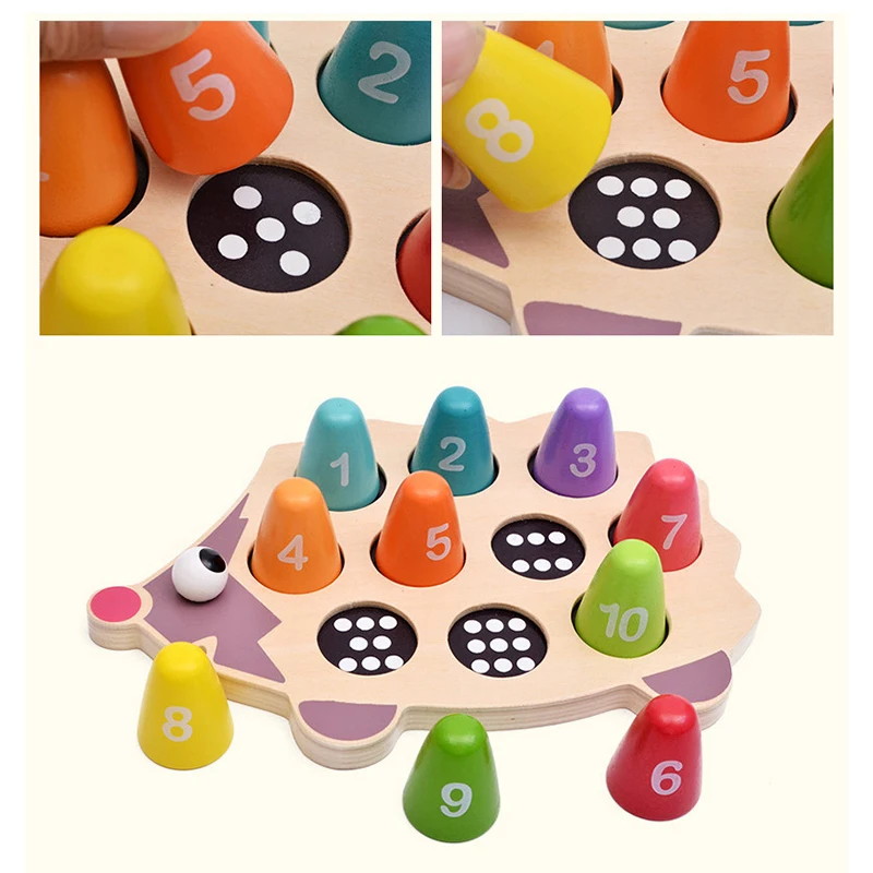 Монтессори игрушки Дети раннего образования обучения головоломки деревянные