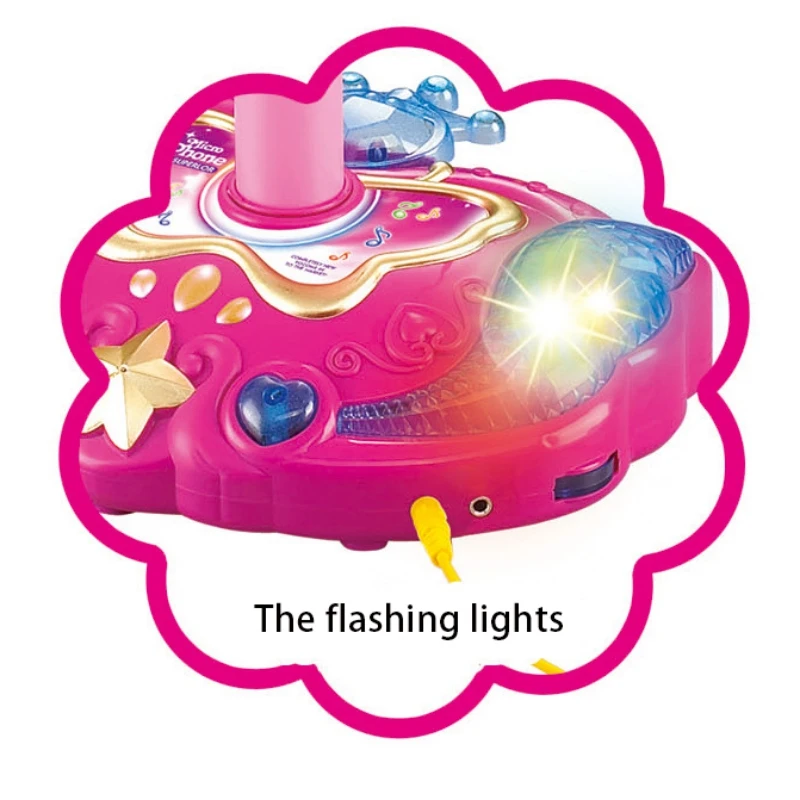 

Kids Karaoke Microphone Musical Toys Cartoon Design Birthday Gifts Intelligence Development Toys