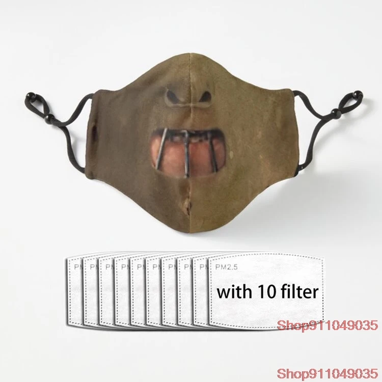 Новая защитная детская маска Hannibal Lecter моющаяся прозрачная для лица милая