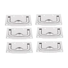 6 Шт Лодка яхты замок из нержавеющей стали смывной шлак защелка люк Лифт