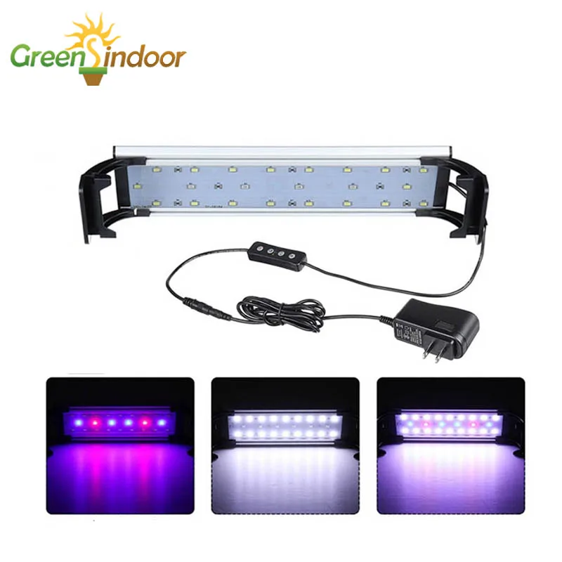 Светодиодный светильник для аквариума 20 65 см алюминиевый светодиодный RGB