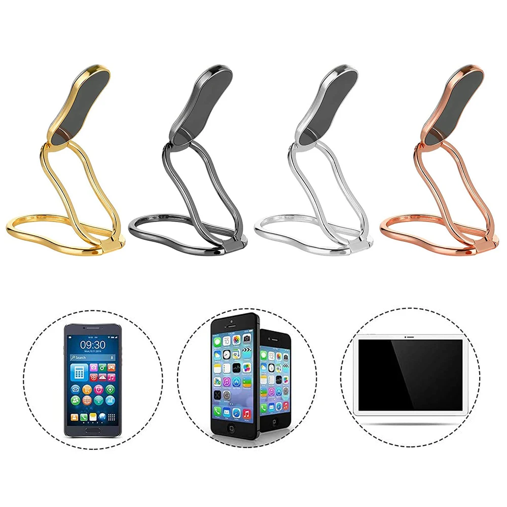 

New mobile phone ring holder, foldable mobile phone metal ring holder, universal grip holder suitable for magnetic