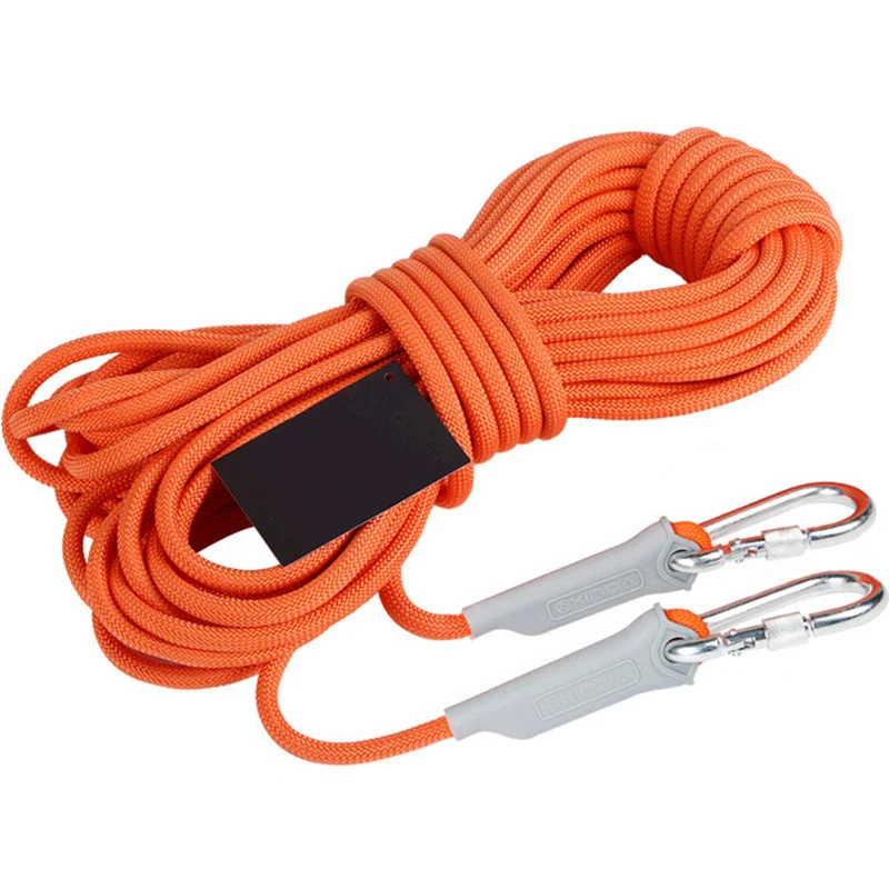 

10M/20M Professional Rock Climbing Cord Outdoor Hiking Accessories Rope 9.5mm Diameter High Strength Cord Safety Ropes