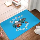 Коврик для входа и балкона из полиэстера, нескользящий, моющийся