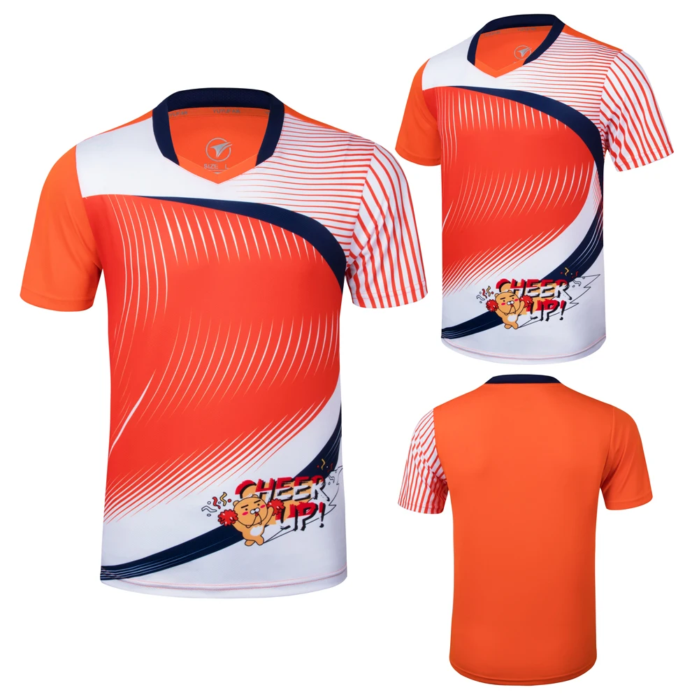Men Women Tennis T Shirts Girl Badminton T-Shirts  Children Table Tennis Kits  Volleyball Jerseys Uniforms Team Game Jersey
