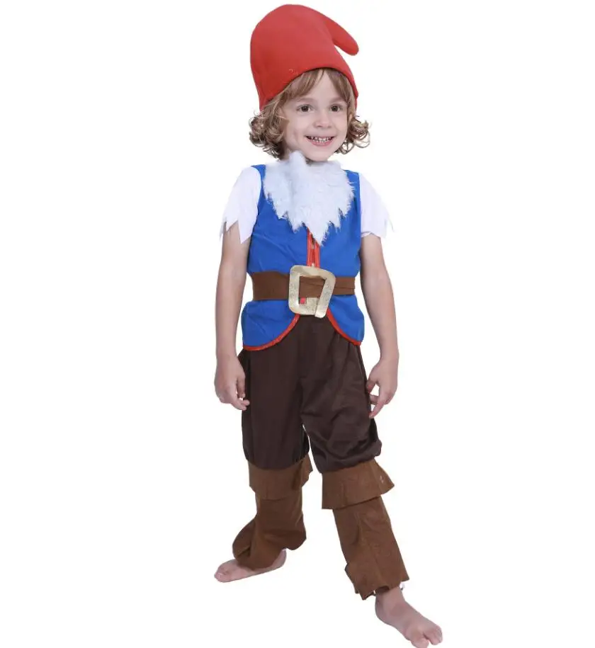 2019 Рождественский эльф малыш костюмы на Хэллоуин для детей мальчиков сказка семь