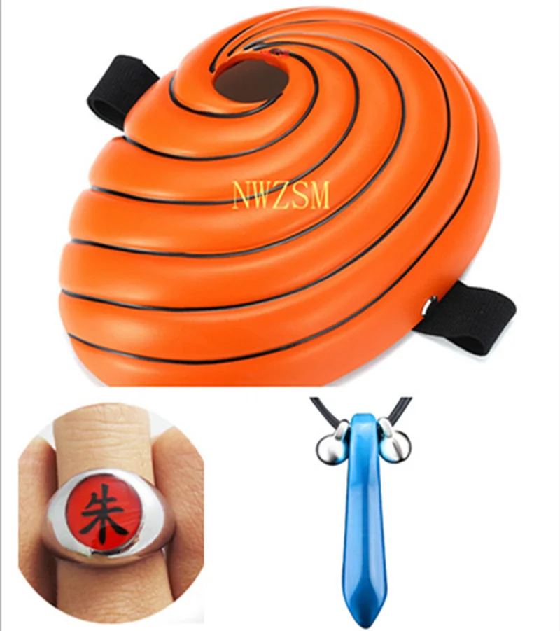 Маска Учиха из аниме для косплея маска Тоби Обито ниндзя Акацуки Мадара костюмы