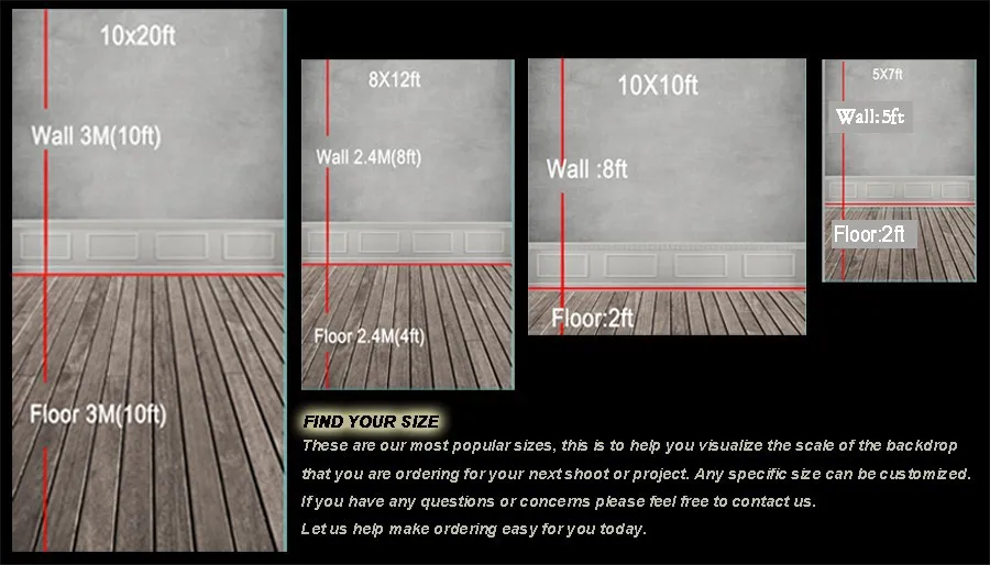Бесшовный Виниловый фон для фотосъемки с изображением темно черного цвета в