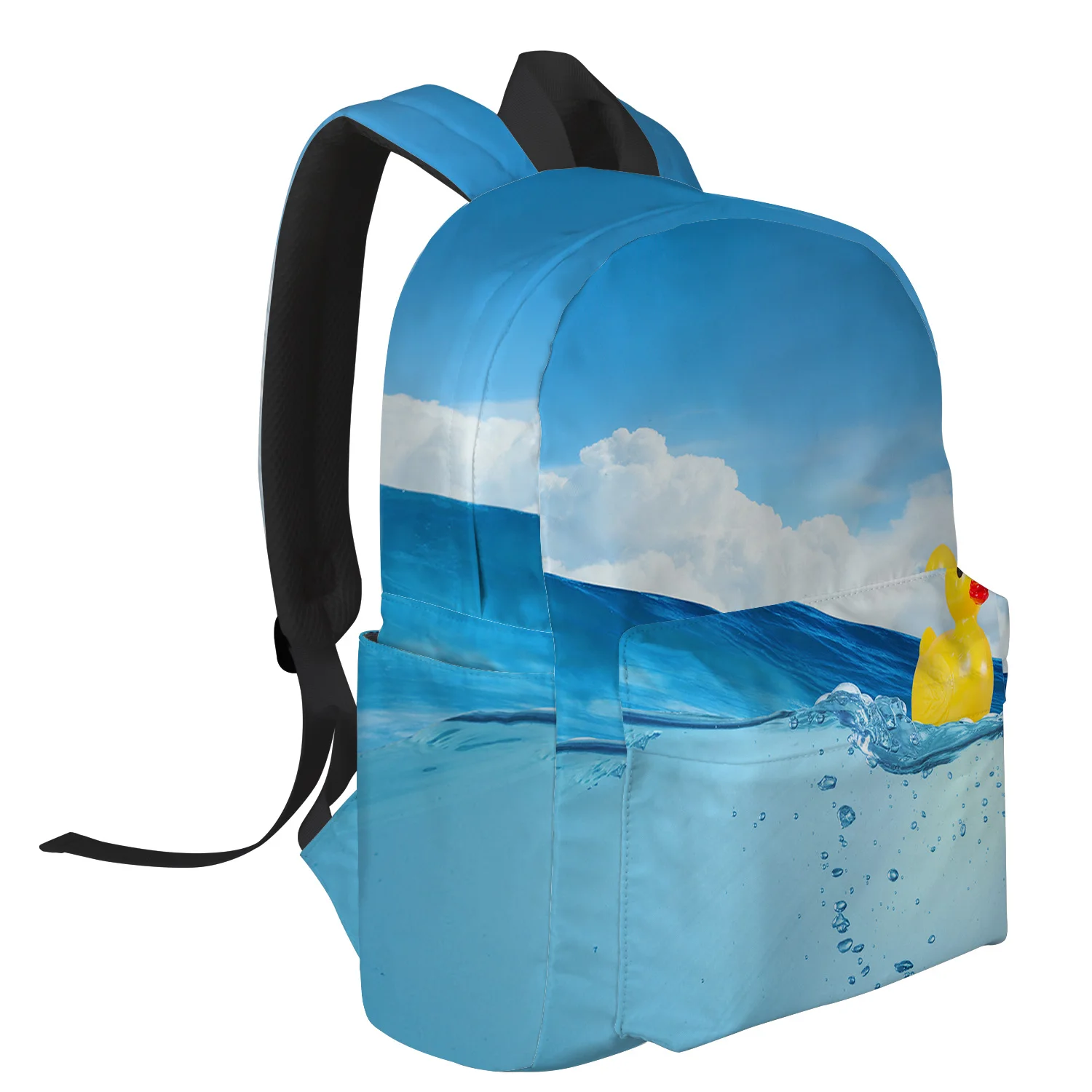 WHEREISART животное мультяшная Резина утка маленькая Желтая рюкзаки ноутбук с Usb