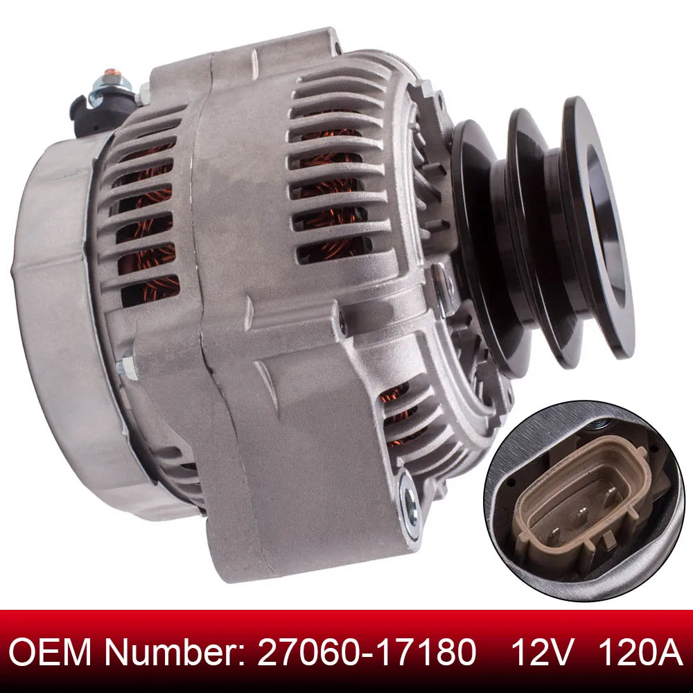 

27060-17180 Alternator for Toyota Landcruiser HDJ100 1HD-FT 4.2L Diesel 2014 for Land cruiser HDJ78 HDJ78R HDJ79 HDJ79R