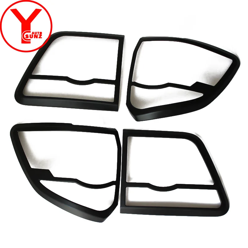 Задний светильник крышка для Toyota hilux FORTUNER SW4 2012 2013 2014 ABS черный автостайлинг
