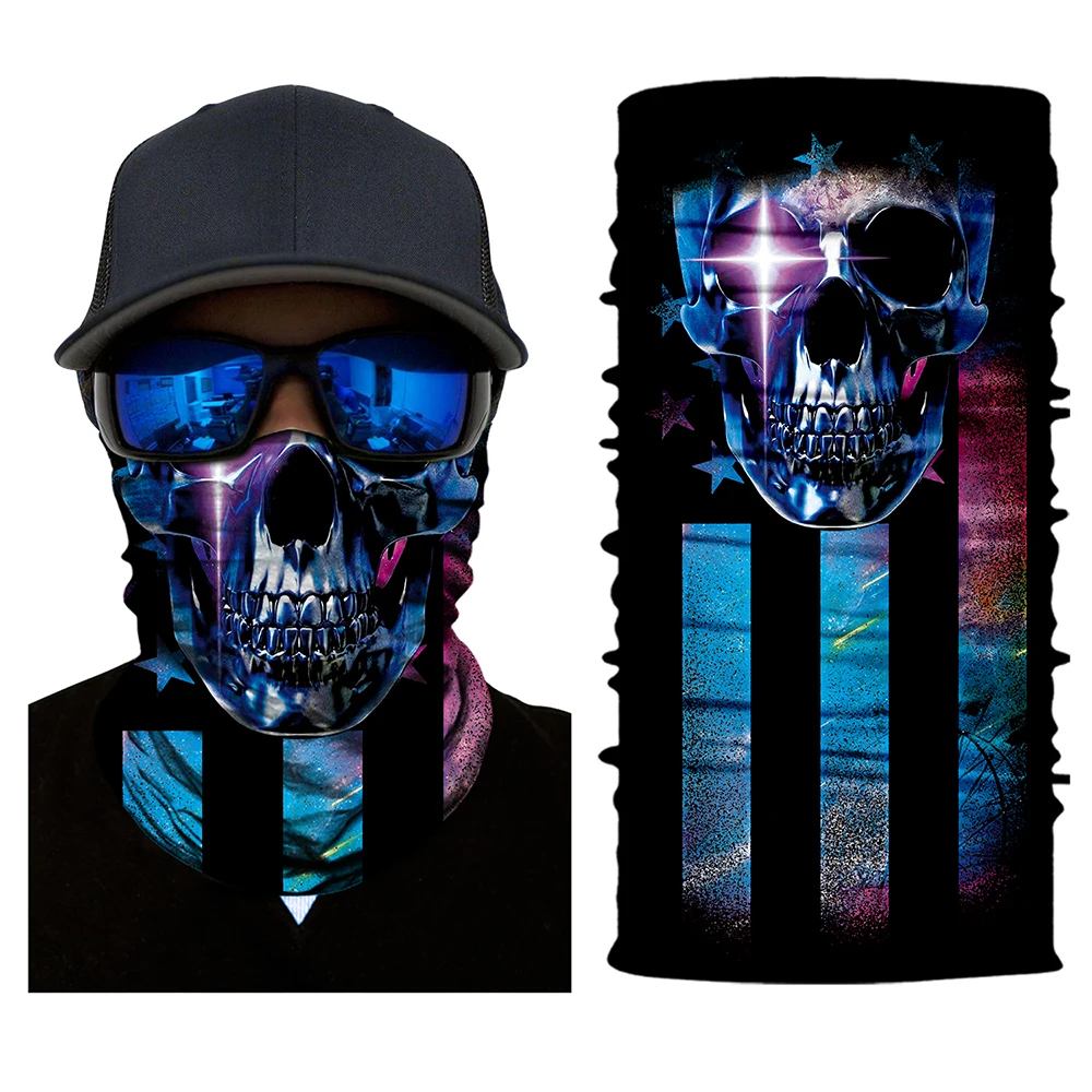 Велосипедная маска со смайликом и джокером крутая для лица с магическим черепом