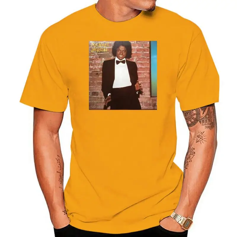 

Michael Jackson Off The Wall T-Shirt All Sizes New Michael Jackson Top Quality Cotton Casual Men T Shirts Men harajuku
