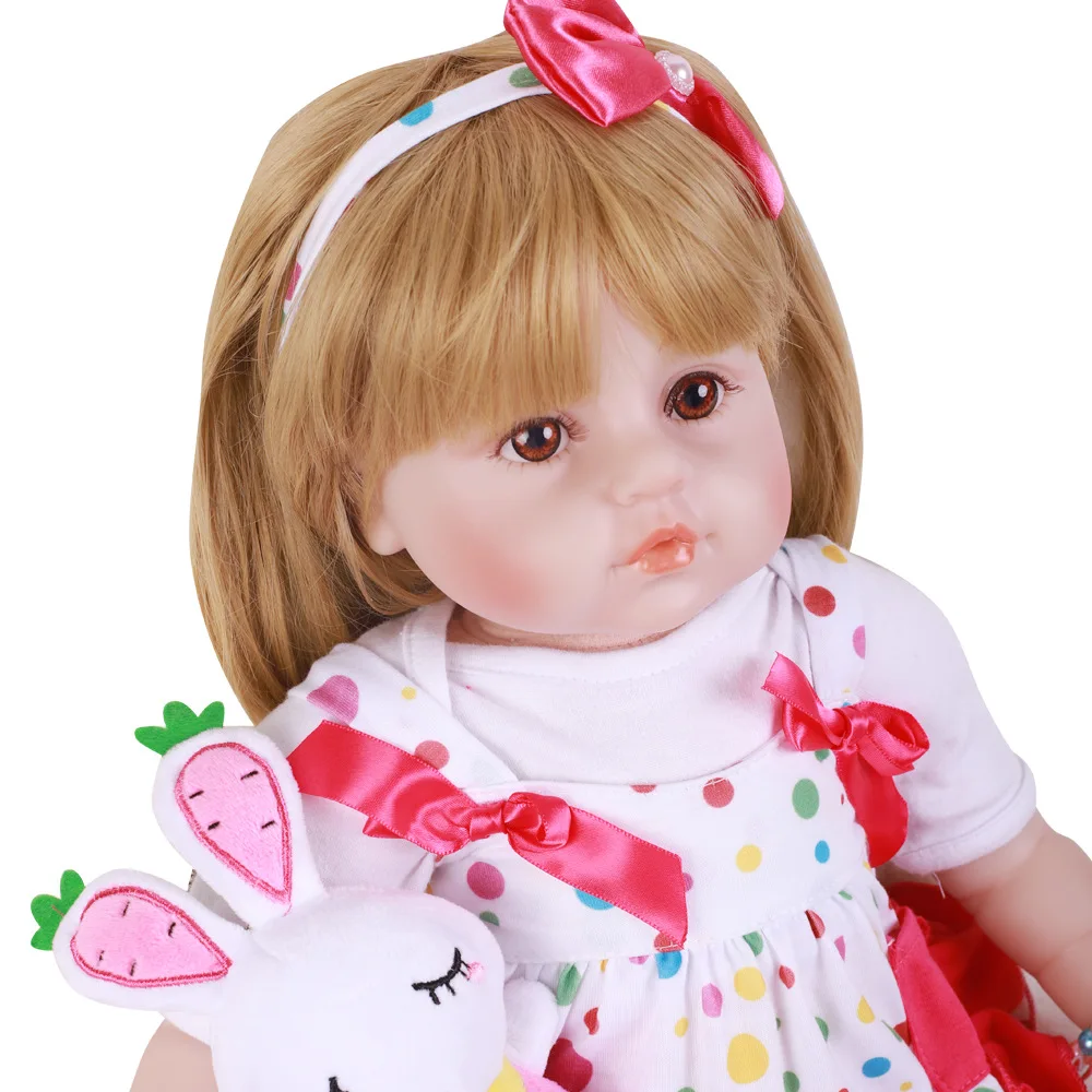 Pickwoo 48 см bebes Кукла реборн девочка кукла мягкий силиконовый хлопок Boneca reborn Brinquedo